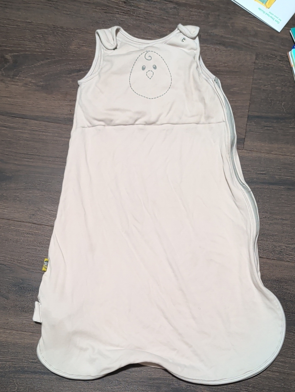 Nested Bean Cream Sleeveless Baby Sleep Sack For 15-24M